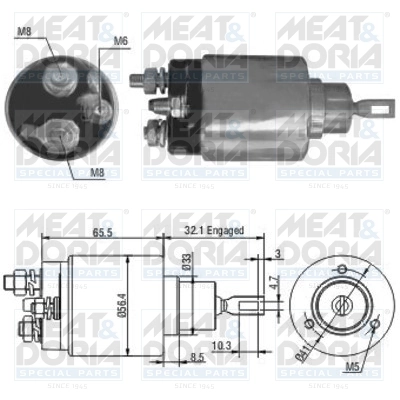 Solenoid Switch, starter